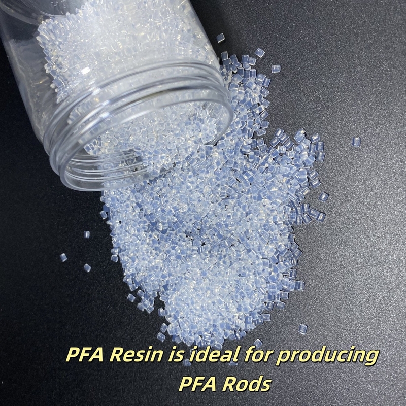 الراتنج PFA لإنتاج قضبان PFA في الأجزاء الميكانيكية المقاومة للاستخدام منخفضة الاحتكاك