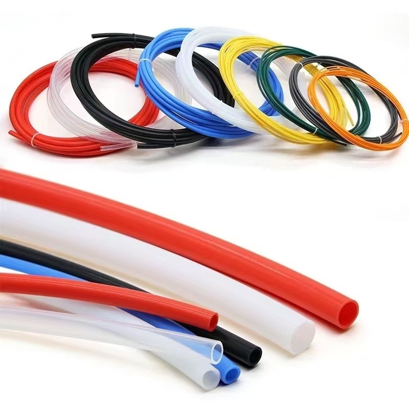 2mm ID × 4mm OD أنبوب PTFE مرن مقاوم للحرارة سطح غير لزج مثالي لمختبر القسطرة عالية النقاء مقاوم للكيماويات